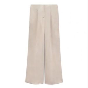 Zara Wide Leg Satin Pants